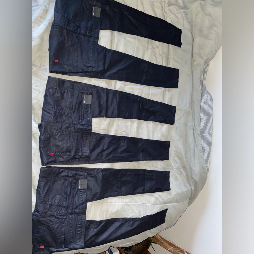 Slim Womens Skinny Fit - Coated Navy 3pairs 26,27,27